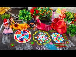 🏳‍🌈Barbie doll all day routine in indian village/Radha ki kahani/Barbie doll bedtime video