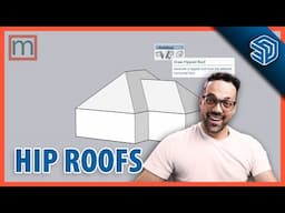 Creating Hip Roofs in SketchUp FAST with SketchPlus