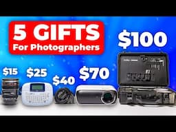 5 Must Have Photography Gifts Under $100!