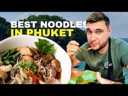 Best Noodles in Phuket, Thailand 🇹🇭  | Legendary Go La Hokkien Noodles