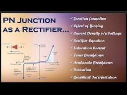 9. Current Voltage relation✍ Saturation Current👉Rectifier Equation🔦 Energy band🔗 Formation & Biasing