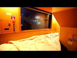 Japan's Overnight sleeping train The Sunrise Izumo Tokyo to Okayama