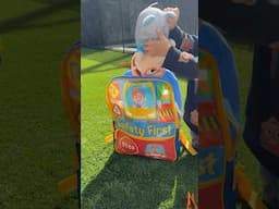 Let's get ready for school! Pack your Blippi backpack 🎒! #blippi #shorts