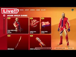 🔴Fortnite ACRES WILD CARD *NEW* ITEM SHOP TODAY February 4! (Chapter 6 LIVE)