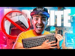 Jugué FORTNITE en TECLADO y RATÓN y... ¿me cambio para siempre?