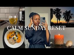 CALM SUNDAY RESET | time with God, slow self care, cleaning, cooking & gratitude✨💌