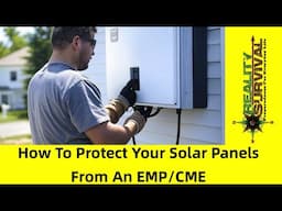 How To Protect Your Solar Panels and Inverter From an EMP or CME!