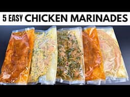 5 Chicken Marinades That Saved Me from Eating Out EVERY DAY! Meal Prep LIKE THIS to stop eating out!