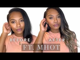 INSTANT LENGTH: How To Achieve Longer Hair using Clip-InExtensions Ft. Mhot | Tiasia Cockrell