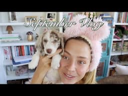 September Vlog // new puppy, ballet , and more!