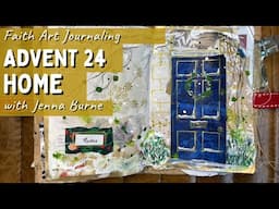 Advent Art Journaling 2024 - HOME- Advent Word