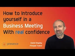 How to Introduce Yourself in a Business Meeting with REAL Confidence