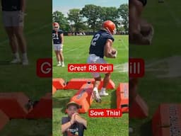 Running Back Bag Drill! #football #footballdrills