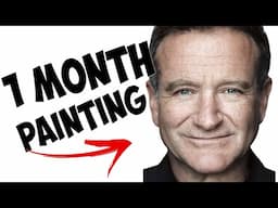 Painting Robin Williams for 1 month