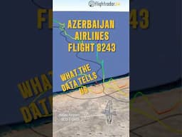 What the data tells us about Azerbaijan Airlines flight 8243 #J28243 #aviation