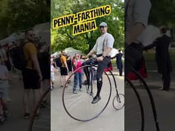 Penny Farthing Mania! Ride in style! #shorts #bikelife