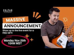 Massive surprise for guitar players - don't miss this!