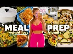 EASY WEEKLY MEAL PREP FOR WEIGHT LOSS | low cost, high in protein