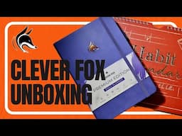 CLEVER FOX PREMIUM DAILY PLANNER || HABIT CALENDAR || UNBOXING|| FUNCTIONAL PLANNING || 2025