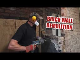 How to demolish a brick wall in a house