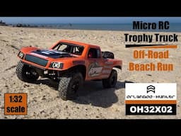 Orlandoo Hunter OH32X02 Trophy Truck 1:32 Scale RC Car - Off-Road Testing