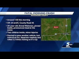 Icy road conditions cause deadly crash in northwestern Oklahoma, OHP says