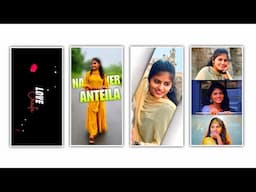 New Trending Love Cheste Lyrics 1Pic Video Editing in Alight Motion Telugu | mahi tech info