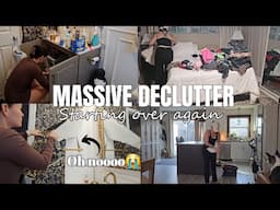 Getting rid of everything ! Extreme decluttering my small home after a year of over consumption!