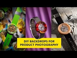 DIY Backdrops for Product Photography