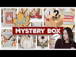 🍁10 NEW🍁FALL DECOR DIYS MADE FROM MYSTERY ITEMS | FALL MYSTERY BOX CHALLENGE