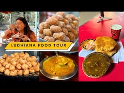 Best LUDHIANA Food Tour | Puri Aloo, Butter Chicken Parantha, Gulab Jamun & More | 4k