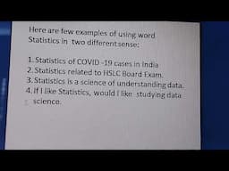 Meaning and Origin of STATISTICS Hindi-V1