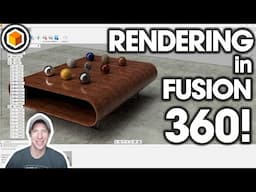 Getting Started with RENDERING in Fusion 360 Part 1 - Beginners Start Here!