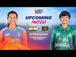 India Women U19 vs Bangladesh Women U19 | Match 8 | ACC Women's U19 Asia Cup