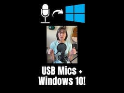 USB Mic Setup on Windows 10 #shorts