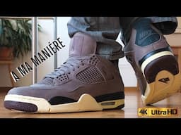 Air Jordan 4 A Ma MANIERE Violet Ore ON FEET !!! Legit & Quality Check | DV6773-220 | 4K