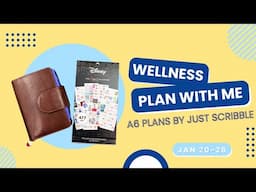 PWM - Wellness Planner // Plan With Me (January 20-26) ▪️ A6 Plans by Just Scribble