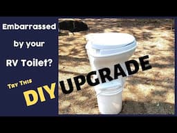 DIY RV Toilet Solution. Install a handheld sprayer!