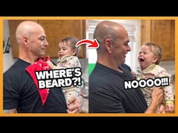 Babies React to Dads SHAVING Their BEARDS for the First Time !