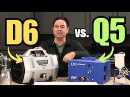 Fuji Q5 vs D6 Paint Sprayer - HVLP Turbine Paint Sprayer Battle