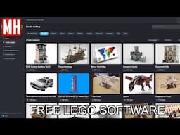 LEGO Building Software, 100% FREE ( Includes an Instruction maker for your build )