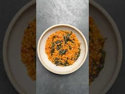 Fregola Nduja & épinards façon risotto 🔥🍃