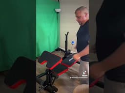 Space saving home gym for small apartment or home