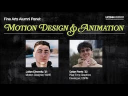 Motion Design and Animation DMD Alumni Panel (Fall 2024)