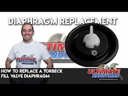 How to replace the washer/diaphragm in a toilet fill valve | Torbeck fill valve