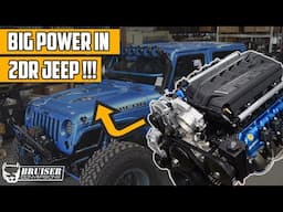 Awesome Jeep JK 2DR with our 6.6L LX3 engine swap and upgraded 8 speed 8HP70 transmission.