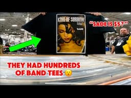 They Had HUNDREDS of Band Tees! CRAZY SADE TEE!