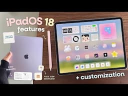 How to customize your iPad! 🏠 | NEW iPadOS 18 features, fave widgets, icons + more!