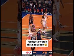 This #NYKnicks🆚#ATLHawks #Sequence was INSANE!!! 👀🫣🏀#Trending #Viral #NBA #NBACup #YTS #FYP #ATL