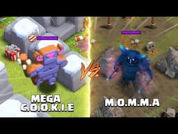 MEGA C.O.O.K.I.E VS M.O.M.M.A🔥 WHO IS THE STRONGEST - Clash of Clans